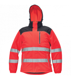 KNOXFIELD HI-VIS WINTER JACKET červená