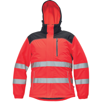 KNOXFIELD HI-VIS WINTER JACKET červená