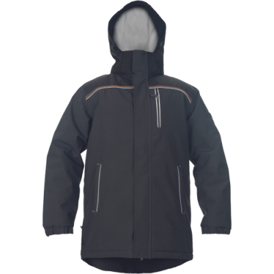 KNOXFIELD WINTER JACKET antracit/červená