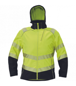 KNOXFIELD PROFI HI VIS softshellová bunda žlutá