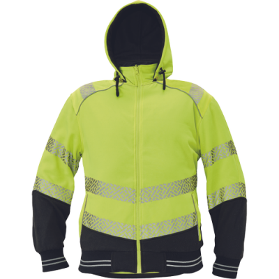 KNOXFIELD PROFI HI VIS mikina žlutá