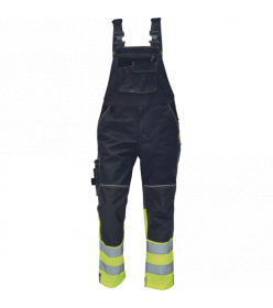 KNOXFIELD HI-VIS DW kalhoty s laclem antracit/červená