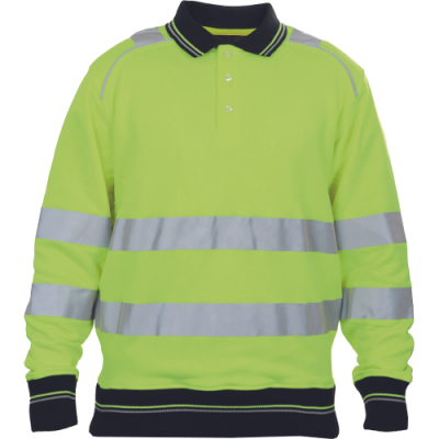 KNOXFIELD HI-VIS POLO mikina červená