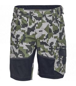 CERVA NEURUM CAMOUFLAGE šortky navy